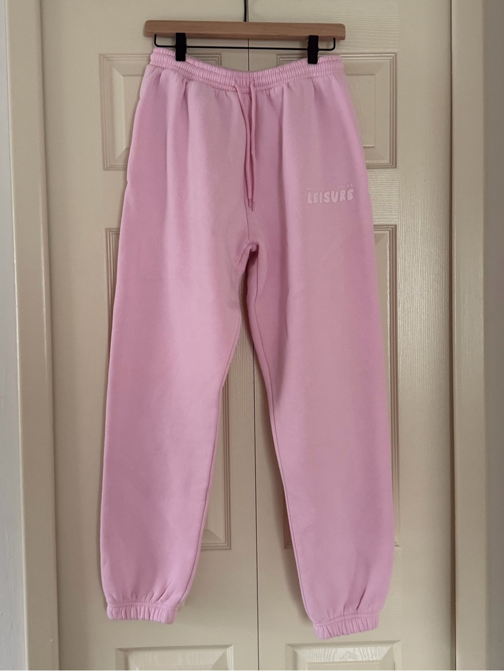 White Fox Pink Leisure Jogger Sweatpants